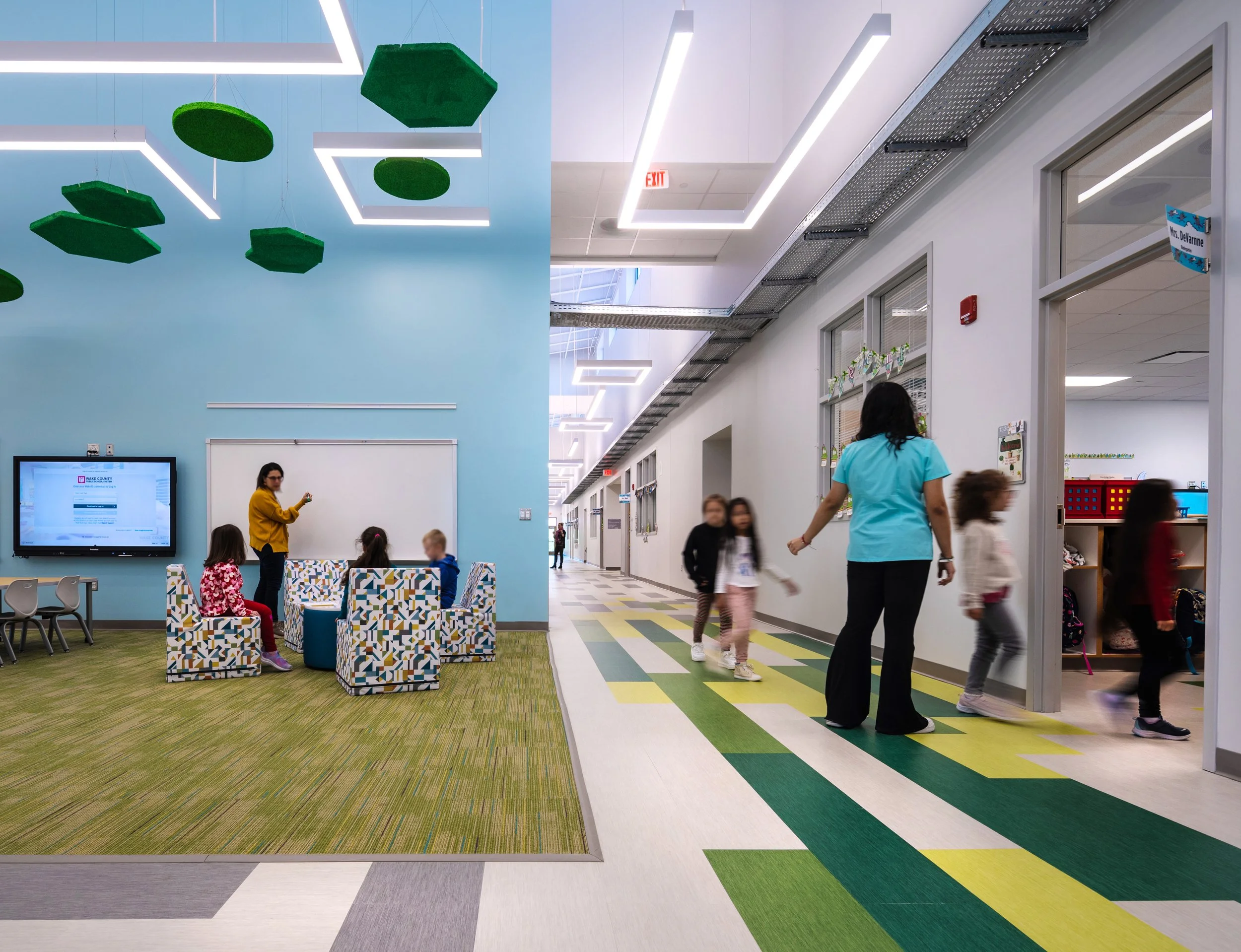 Learning Commons at Woods Creek Elementary School