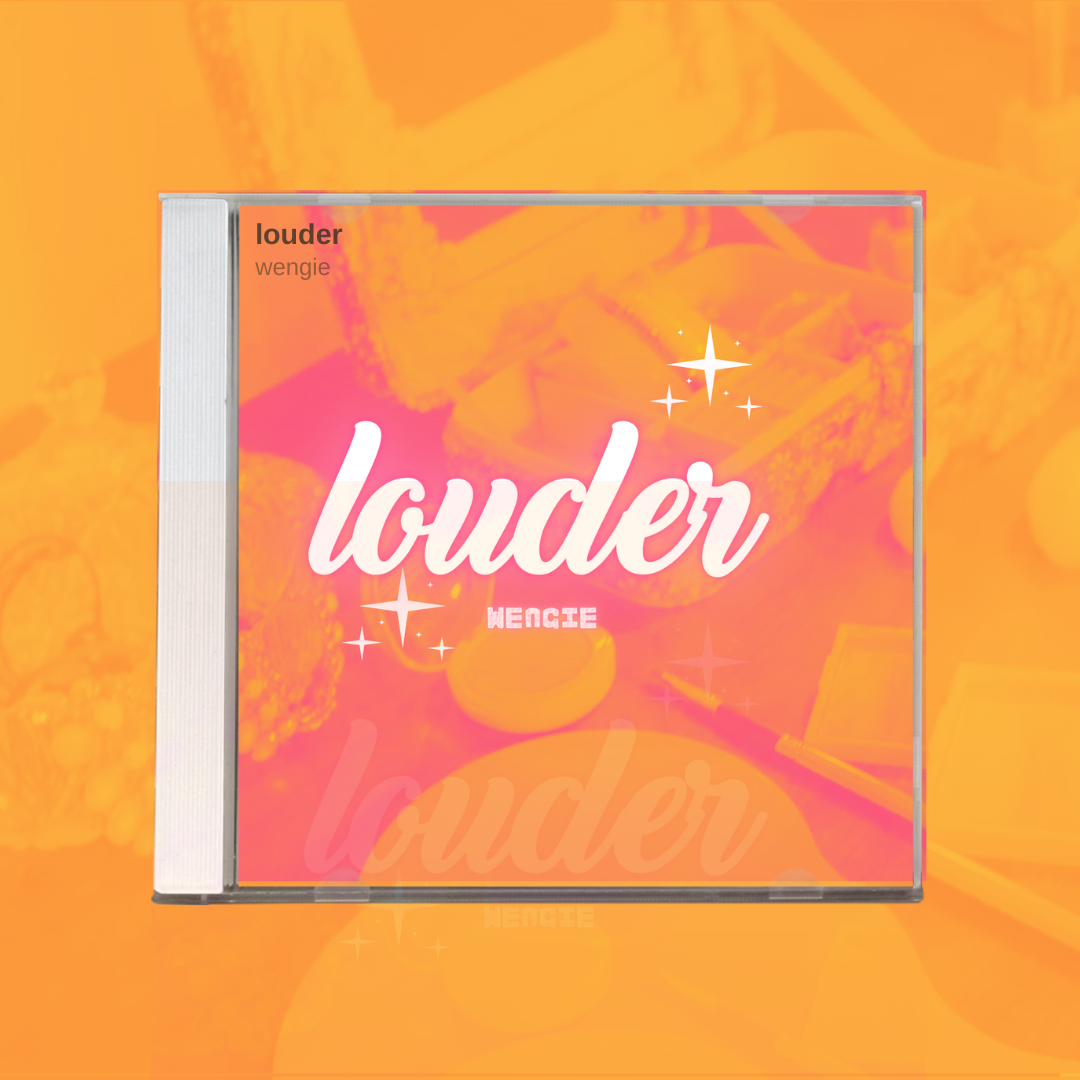 Yellow modern Music player Cd cover layered photo Instagram post.png