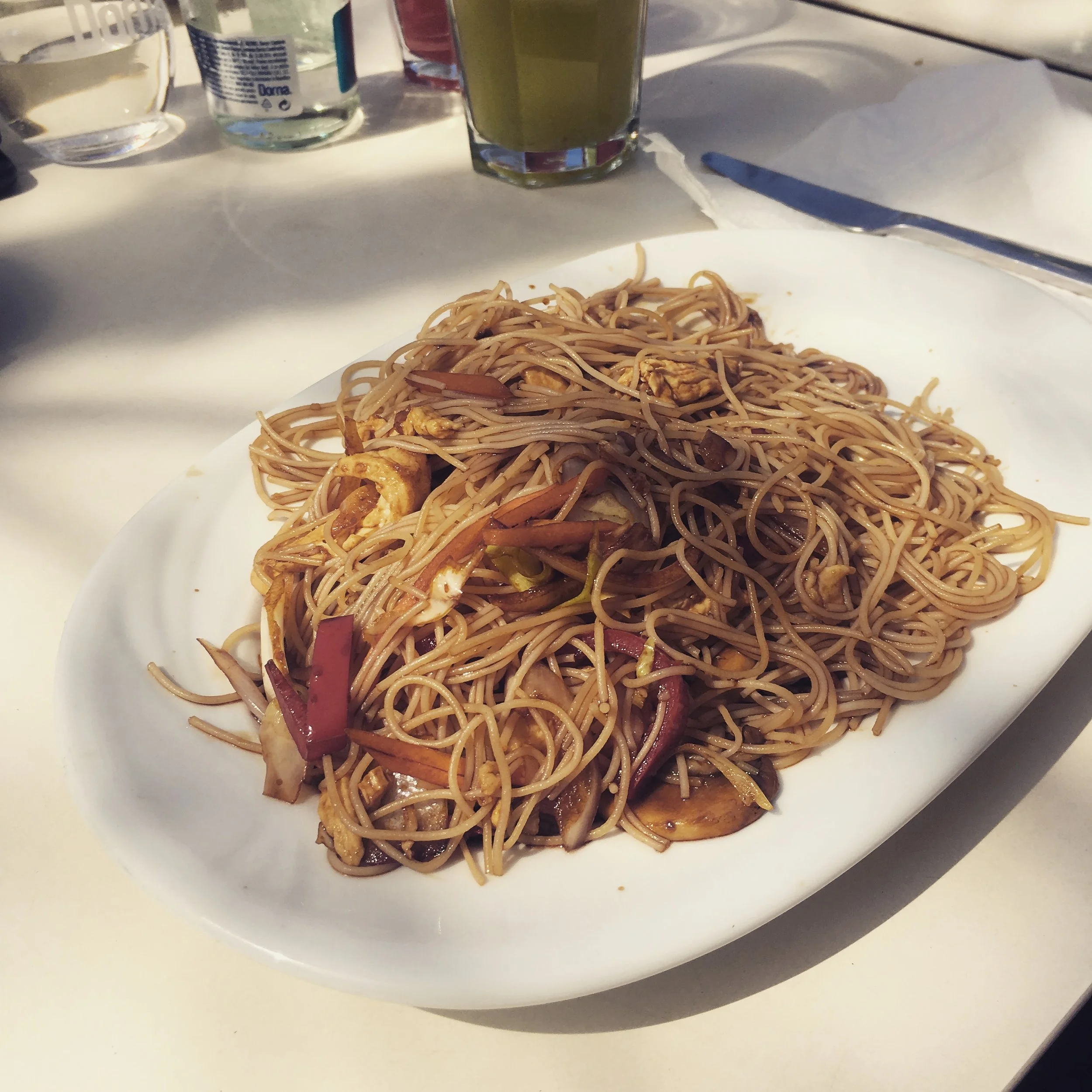 noodles with vegetables