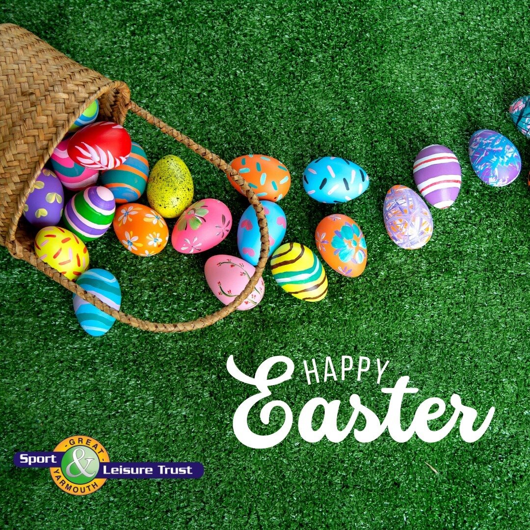 🐰 Hoppy Easter from all of us at Great Yarmouth Sport and Leisure Trust. 🐣⁠
⁣⁠
There's lots of activities to do during the break - get out there and enjoy!⁣ 🤩⁠
⁣⁠
⁣⁠
⁣⁠
#getGYactive #sportsfunding #funding #sportsequipment #greatyarmouth #gorlesto