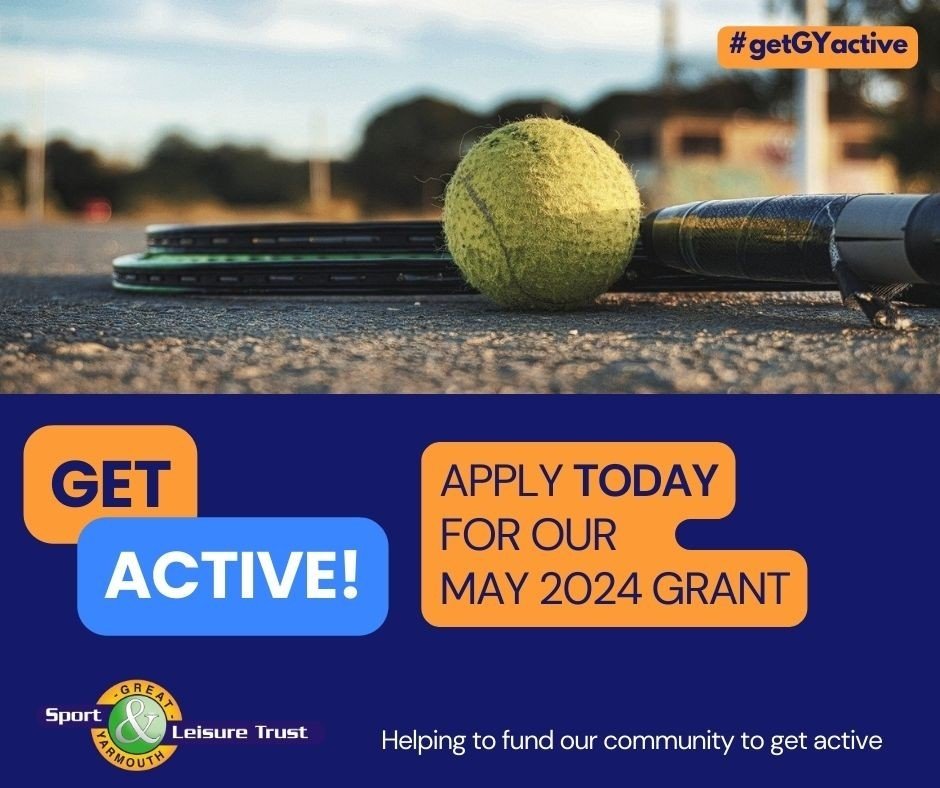 🌟 Calling community sports and recreational projects to help people get active in the Great Yarmouth area! The Great Yarmouth Sport &amp; Leisure Trust offer grants of up to &pound;500, to support clubs, organisations or individuals to purchase kit 