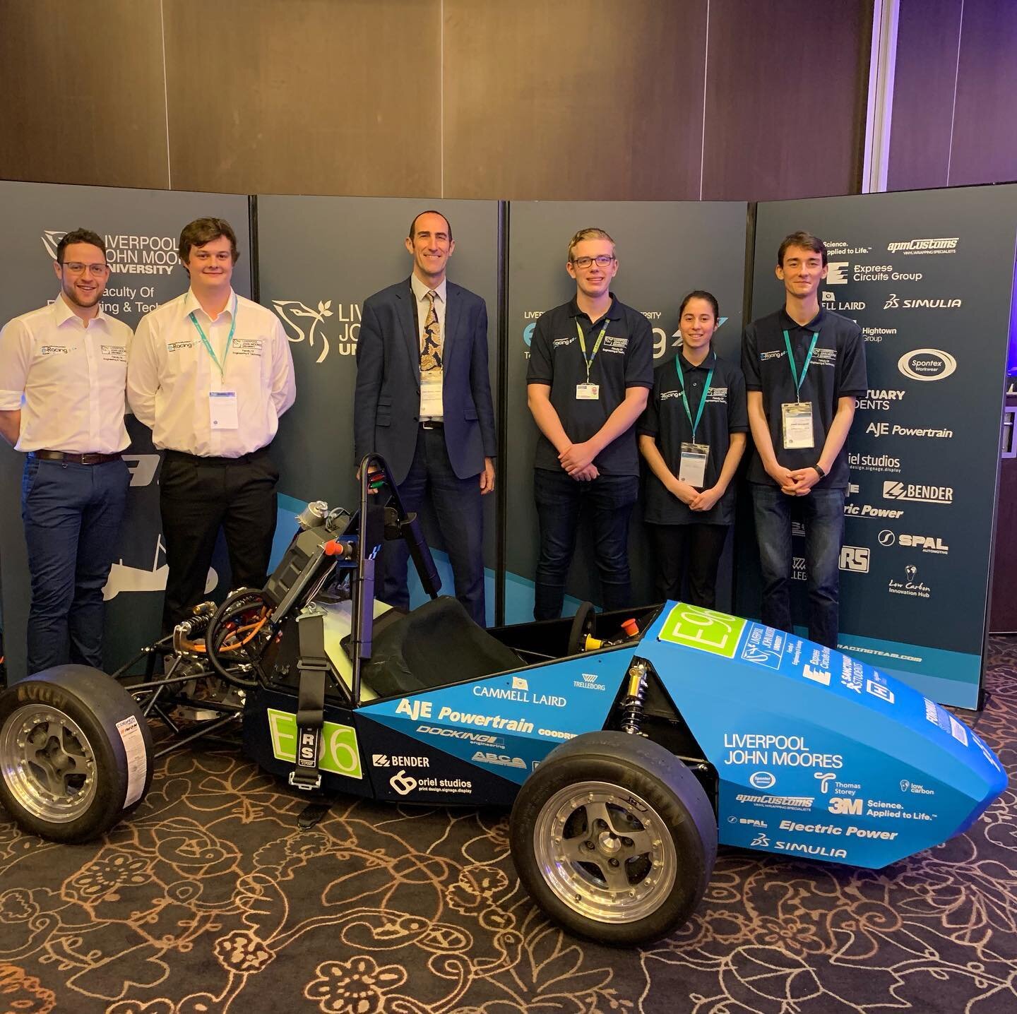 The LJMU eRacing team are spending the day at our sponsor Simulia Regional Users Meeting here in liverpool.
The support Simulia have given the team has been fantastic and team are appreciative of the sponsorship. #studentmotorsport
#UKRUM2019 #LJMU #