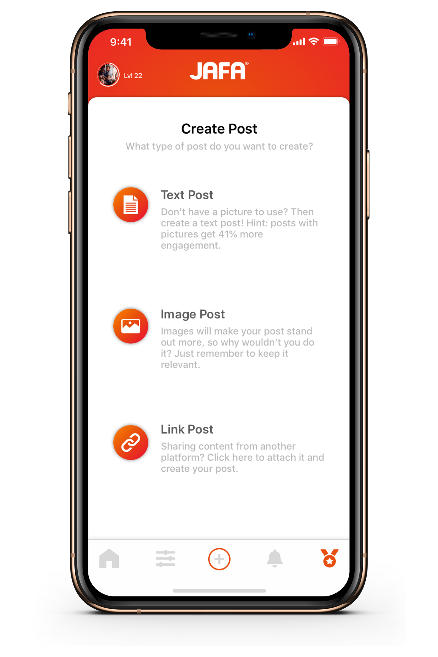 Create posts.