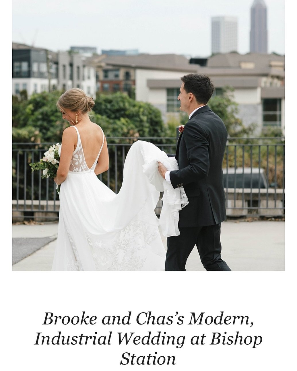 New Blog Post | Brooke and Chas&rsquo;s Modern, Industrial Wedding at Bishop Station

This wedding was absolutely gorgeous, we just had to share it on the blog! If you are looking for inspiration for a modern/industrial wedding, look no further!

Cli