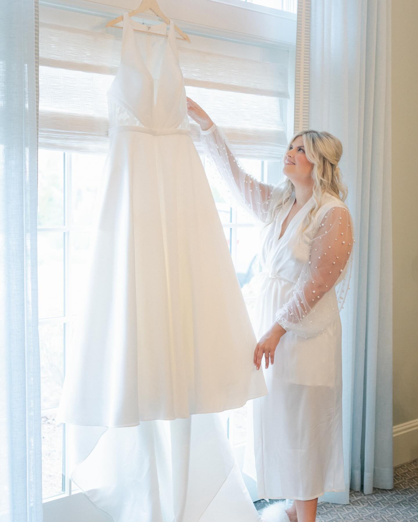 The wedding dress is one of if not the most important piece of your wedding day details ! 

Go into the shopping day with ideas but be open to suggestions by the stylist ❤️

Photo 1- dress @bellabridesmaidsatlanta 
Photo 2- Dress @whitemagnoliabridal