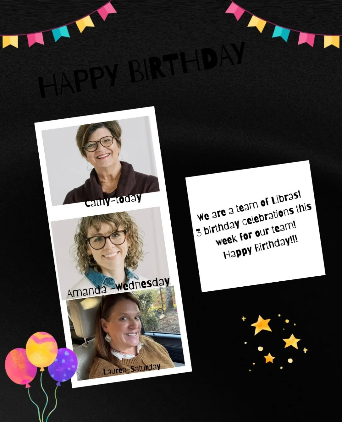 It is birthday week !! 🎉🎉🎉