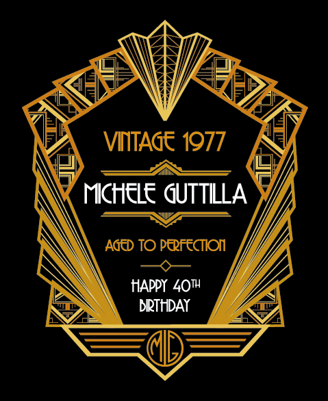 Wine Bottle Label