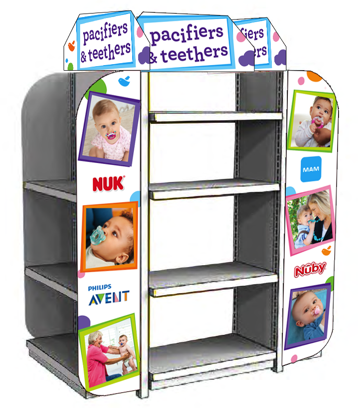 Pacifier & Teethers Racetrack Fixture