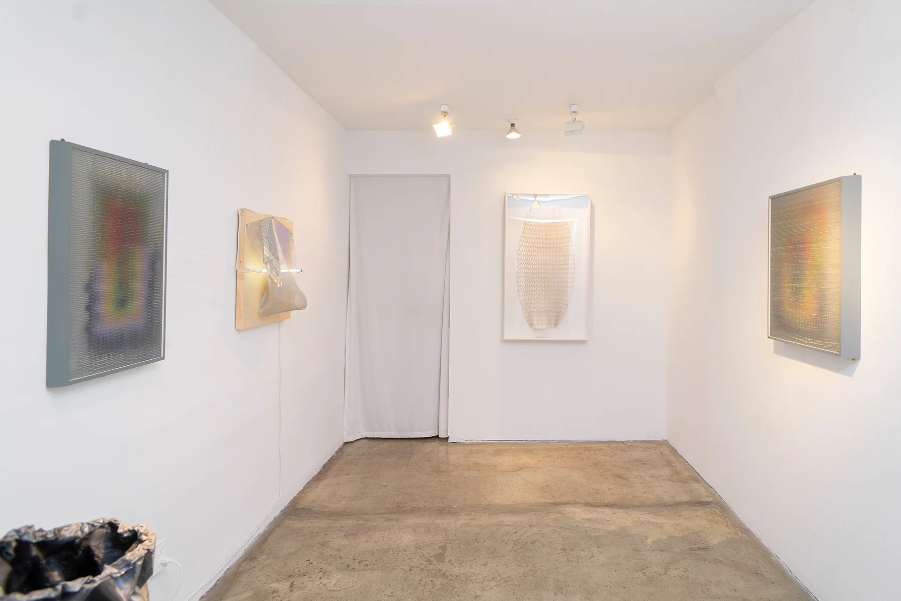 Installation view, Optic Wave: MaDora Frey + Caleb Nussear