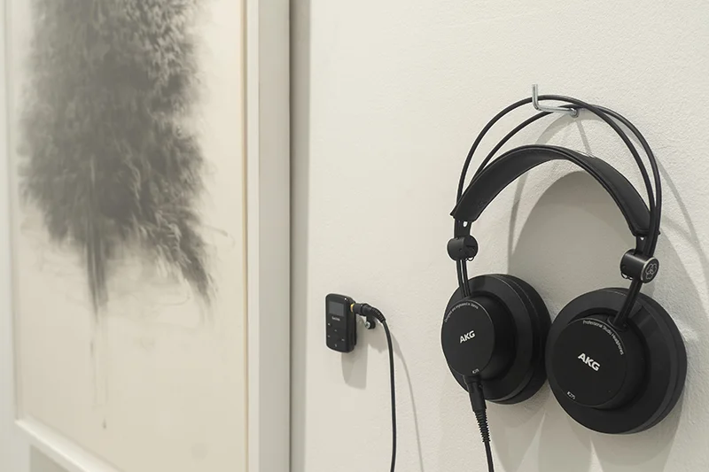 Installation view of Willie Green: Press Play