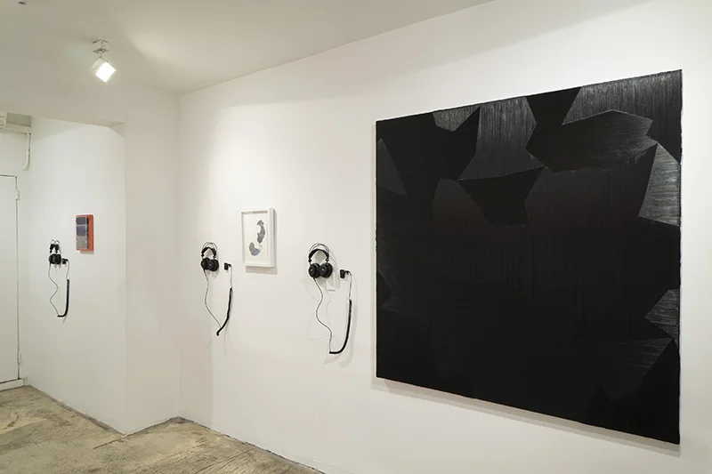 Installation view of Willie Green: Press Play