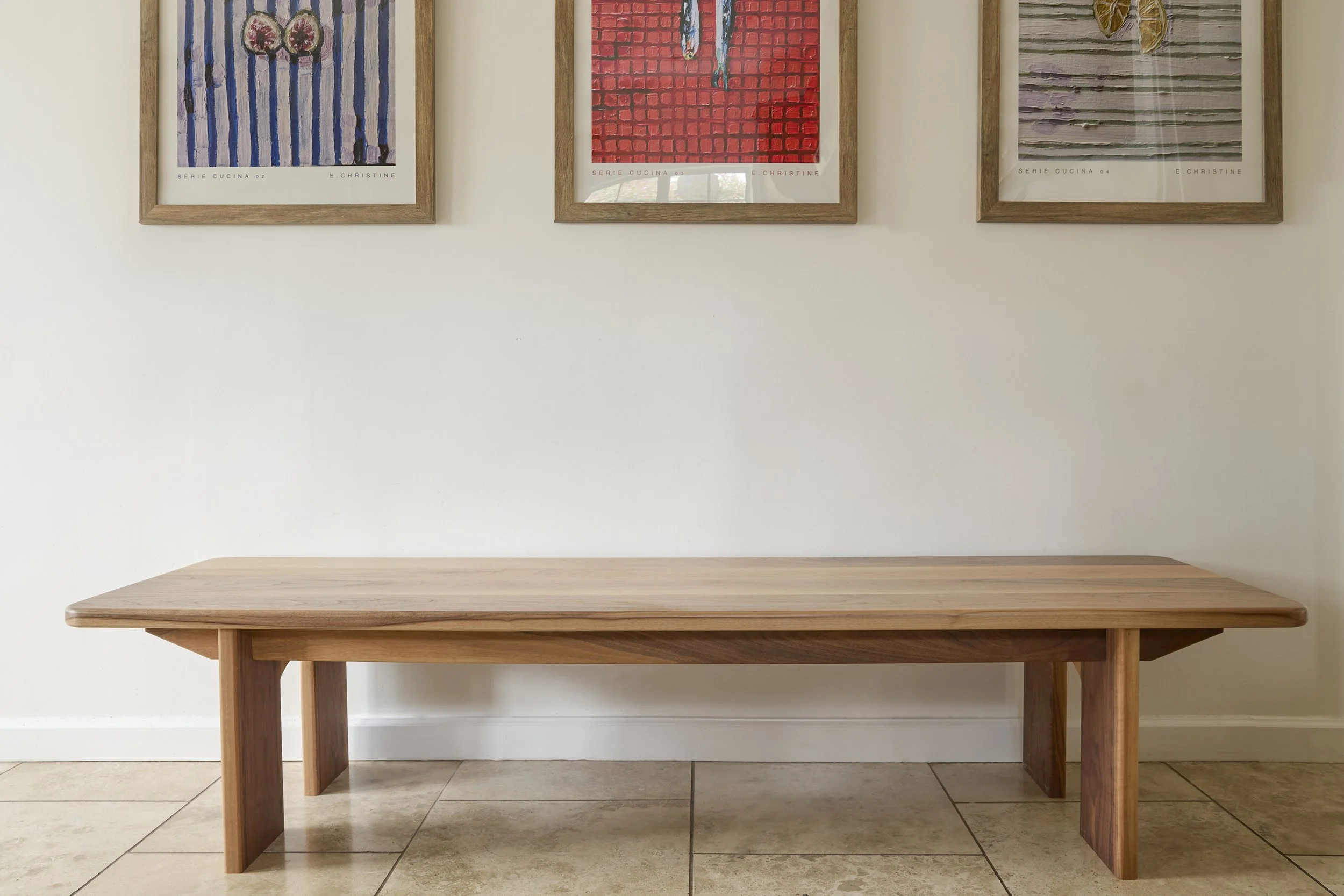Custom Coffee Table on Y Shaped Legs