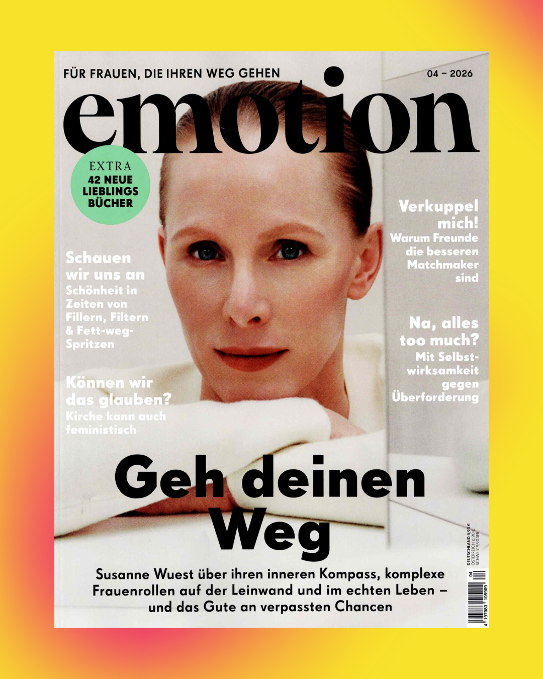 
Wenn Beauty Brücken baut - Das emotion Magazin stellt den GRAND BEAUTY SALON vor und interviewt GRAND BEAUTY Expert Hengame und Frauke Frech. 
03 / 2026
