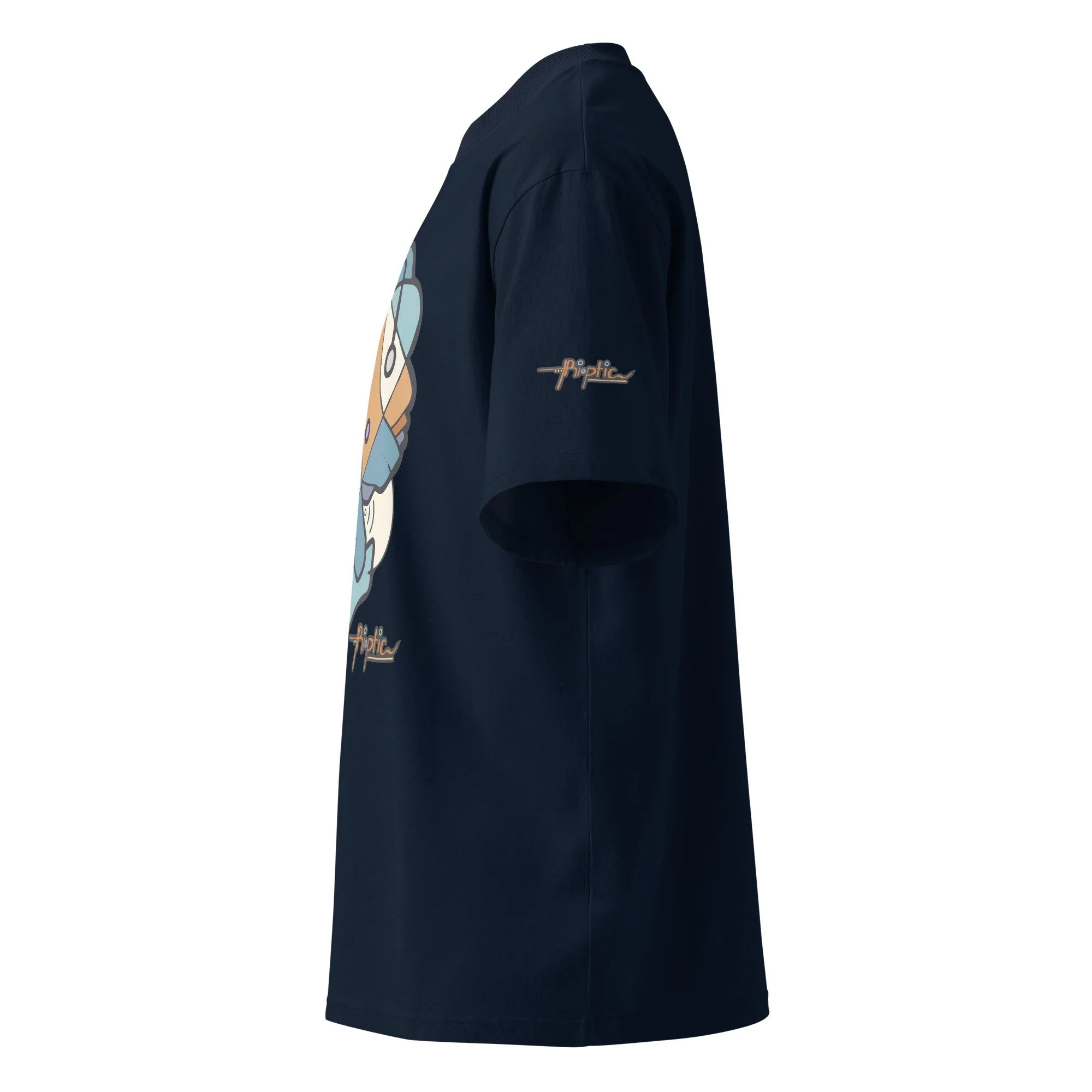 unisex-organic-oversized-high-neck-blaster-2.0-t-shirt-french-navy-left-6a39fb5ab77ee.jpg