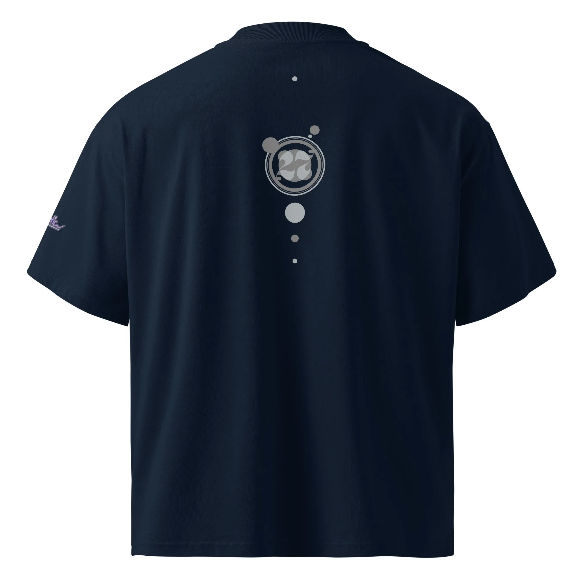 unisex-organic-oversized-high-neck-blaster-2.0-t-shirt-french-navy-back-6a39fb9d84178.jpg