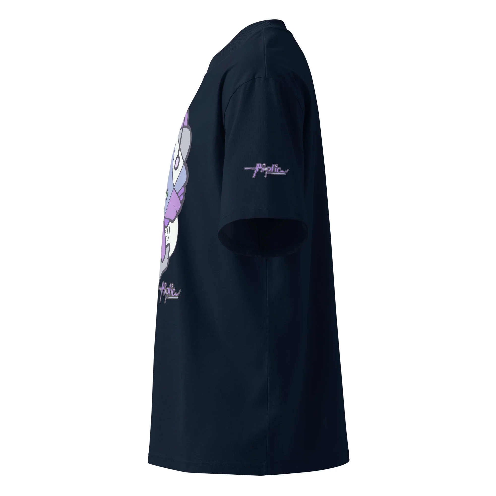 unisex-organic-oversized-high-neck-blaster-2.0-t-shirt-french-navy-left-6a39fb9d842a7.jpg