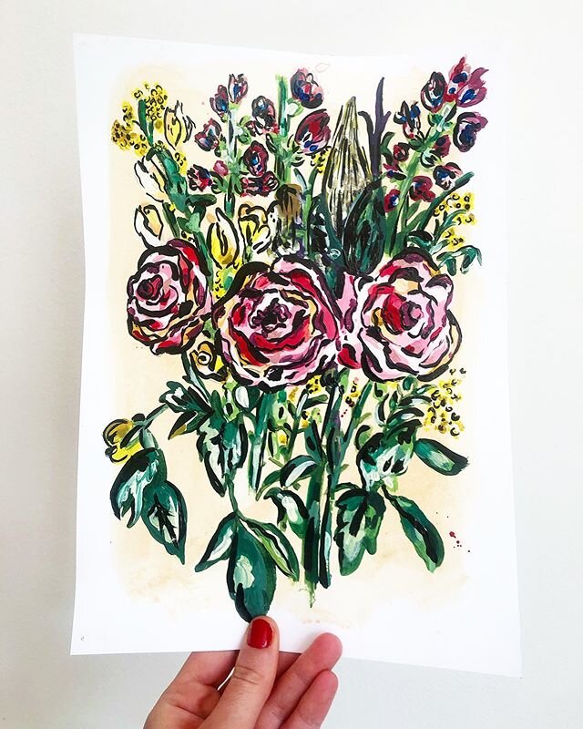 Missing people a bunch 💐
.
.
.
#bunchofflowers #flowerillustration #bouquetofflowers #bouquetdrawing #flowerdrawing #flowerpainting #paintingoftheday #paintingclub