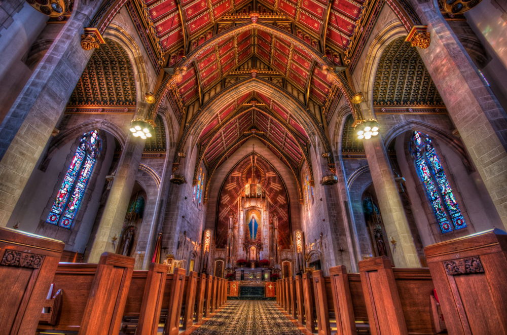 Queen of All Saints Basilica in Northwest Chicago. Photo by Matt Frankel .