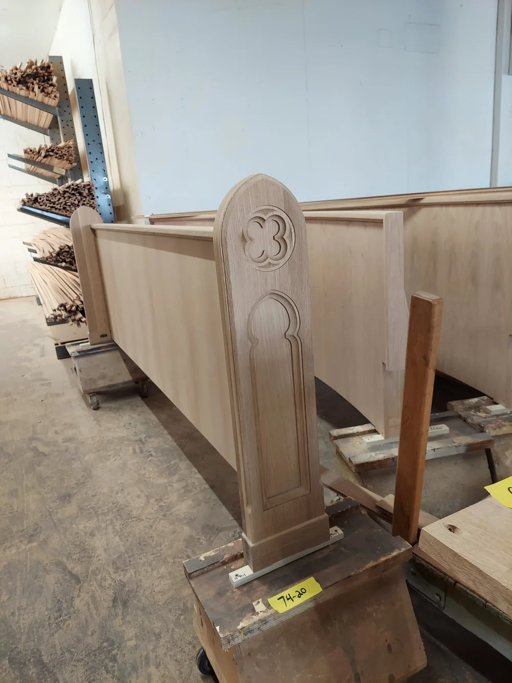 A Pew Screen / Modesty Panel