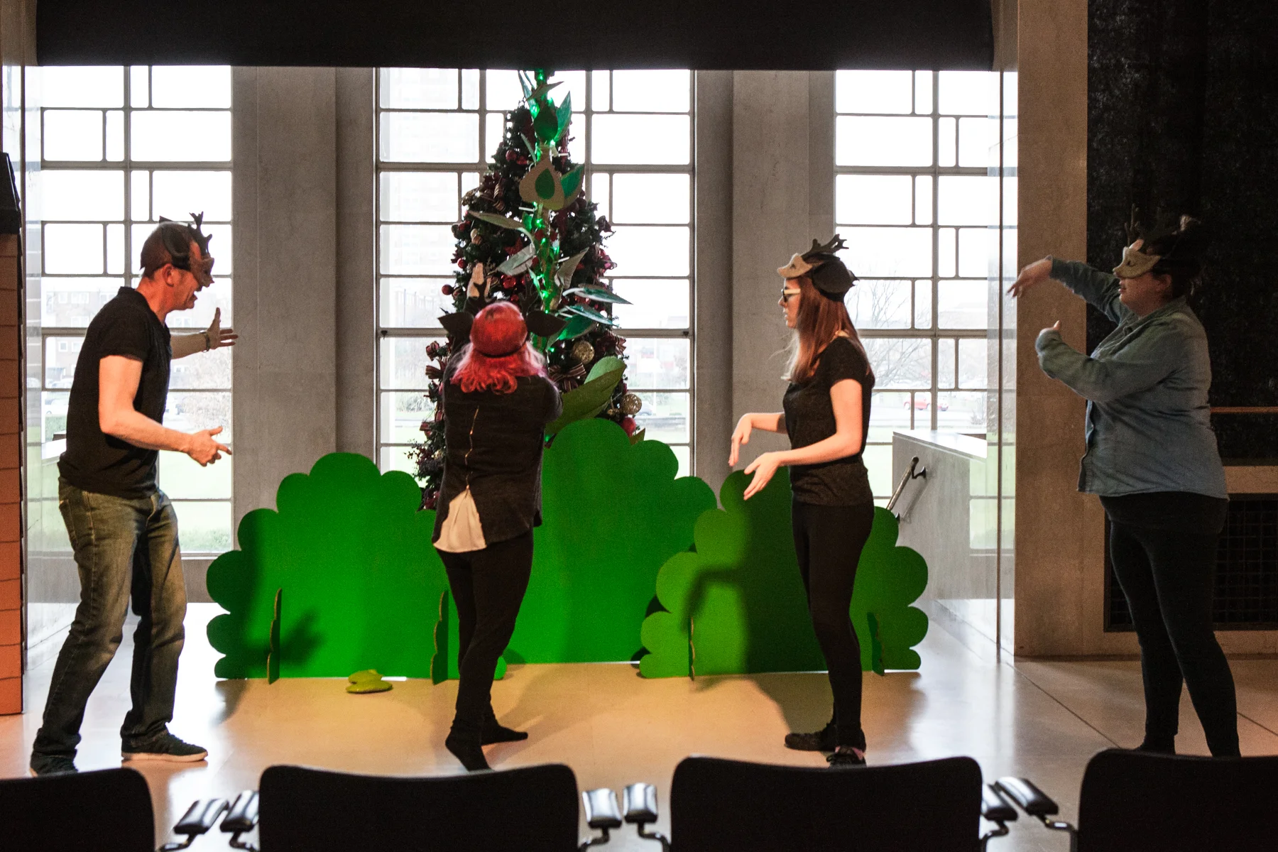 Jack, Jill and the Beanstalk pantomime performed at The Civic Centre