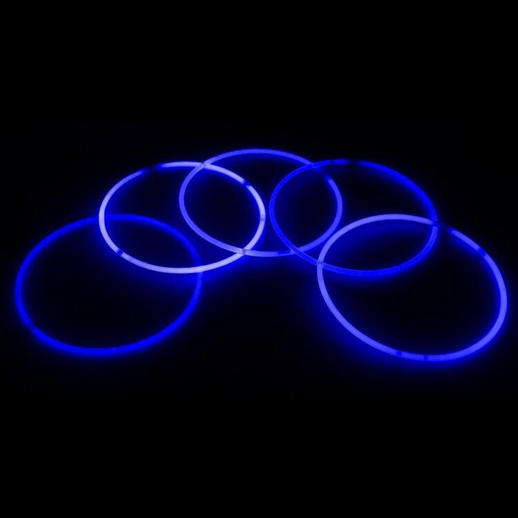 22" Glowsticks in purple, green, yellow, or blue.