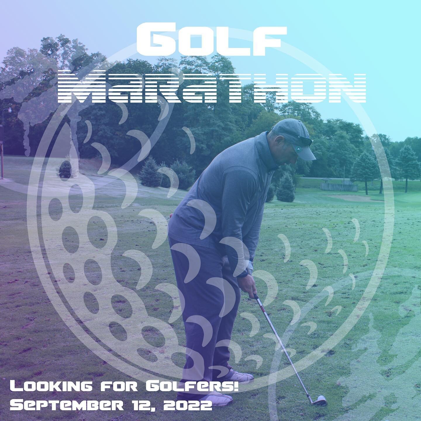 Looking for a way to get involved? We will be hosting our annual Golf Marathon on Monday, September 12 at Orchard Hills. Come golf over 100 holes or sponsor one of our golfers. #GolfMarathon #100