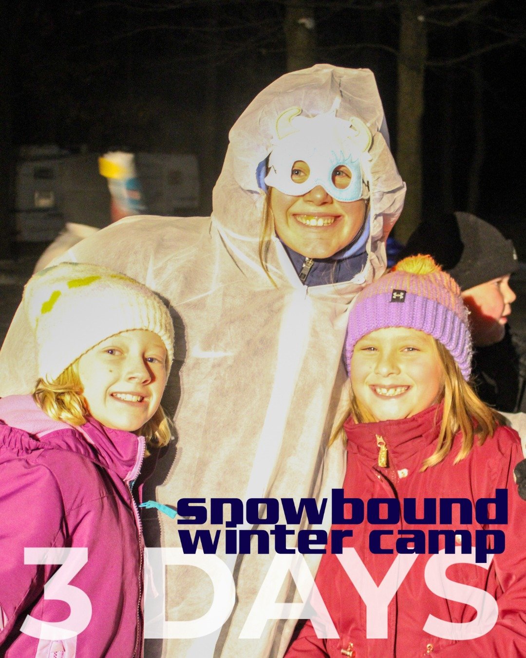 Our second Snowbound camp for 8-12y/o's is coming up in just three days! We still have a few spots left&mdash;register now and experience Snowbound specials, including the camper-favorite Yeti Hunt! ⛄️
Link in bio.