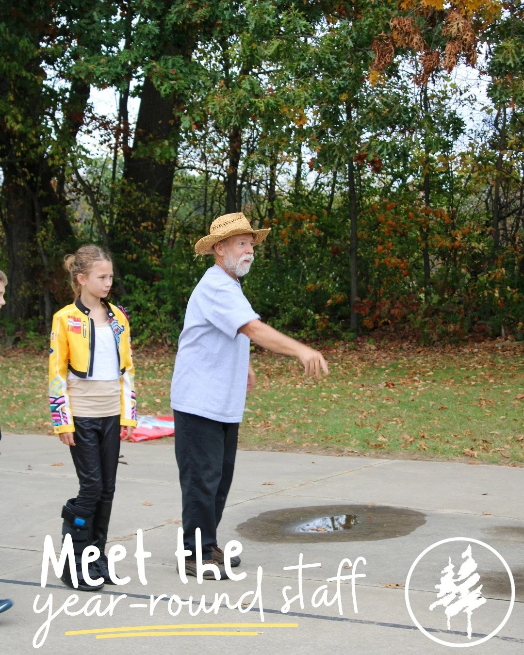 We saved the best for last on Year-Round Staff! Meet Les and Rena Lynema! 👋
-
🚜 Les, in charge of maintenance and facilities, loves serving at camp because he enjoys helping the staff and campers. 
-
🧹 Rena, in charge of our housekeeping, loves se