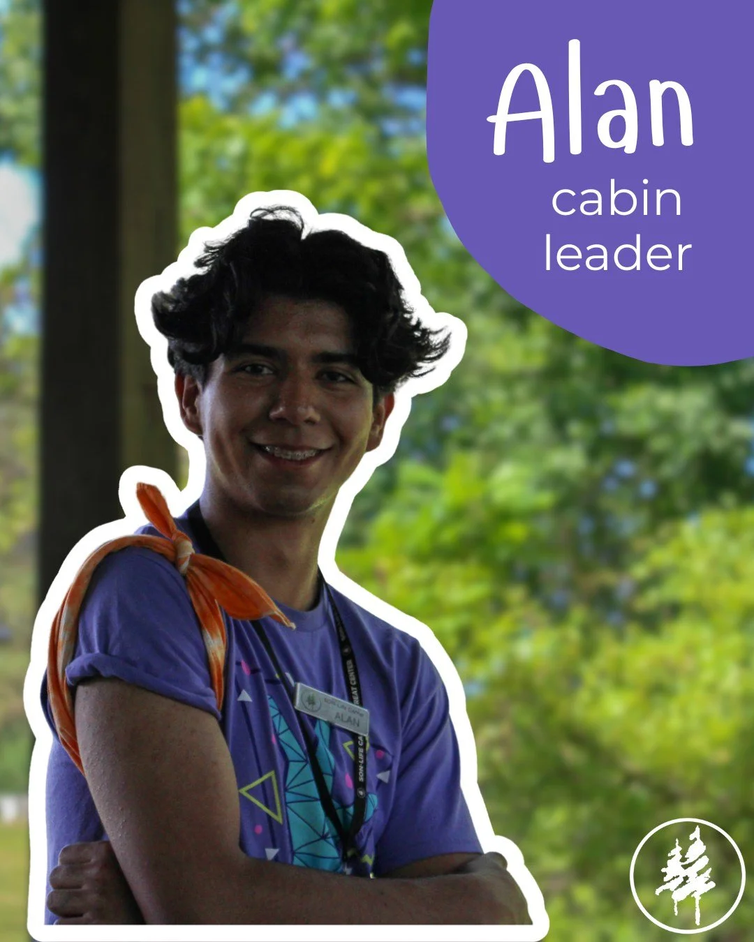 Summer staff alert! Time to meet the next few staff ⬇

🟪 Meet Alan, joining us from Mexico and back for summer number two! He will be back in the cabins this summer as a cabin leader!

🟦 Meet Faith Ann from Florida! She's been coming to camp for a 