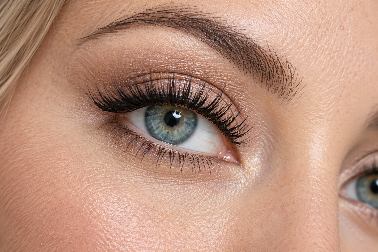 Complete your makeup look with professionally applied false lashes for added length, volume, and beautifully defined eyes.