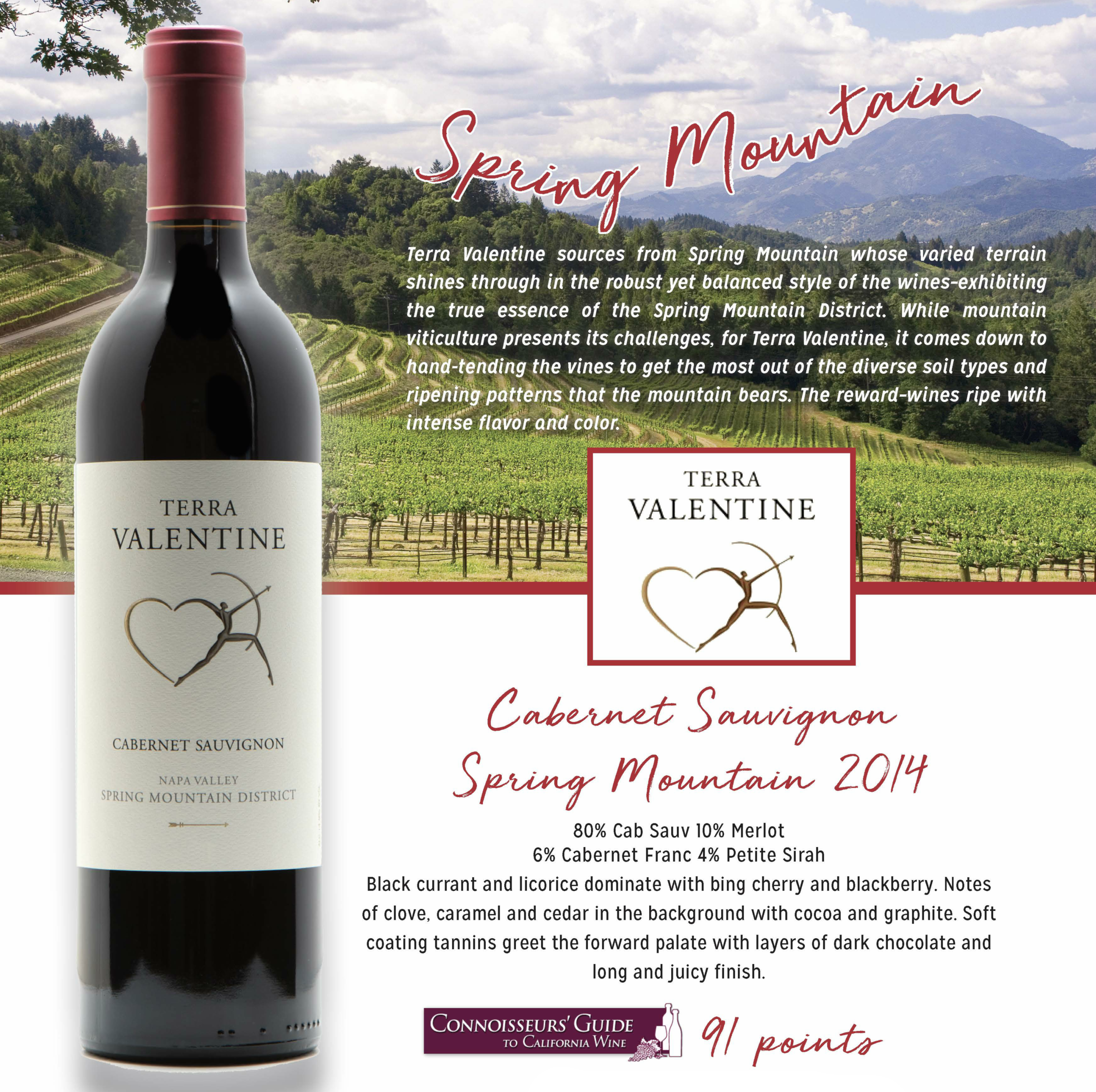 Terra Valentine Spring Mountain Cebernet Sauvignon 2014