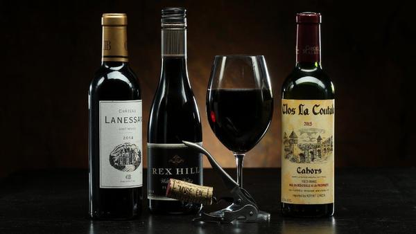 Treat yourself to the charms of a half-bottle of wine