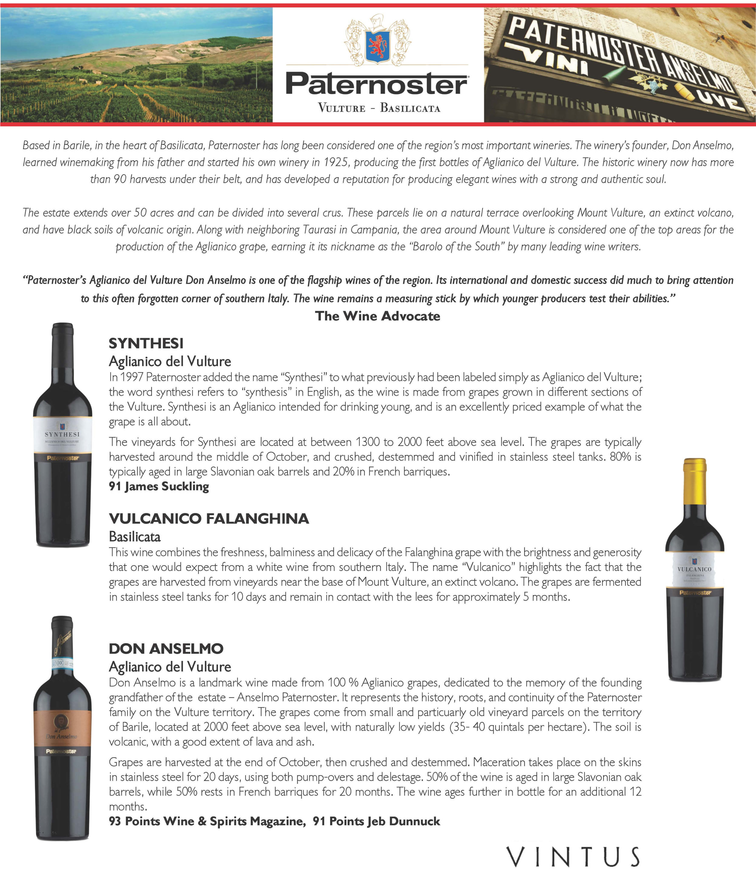 NEW PRODUCT-Paternoster Winey