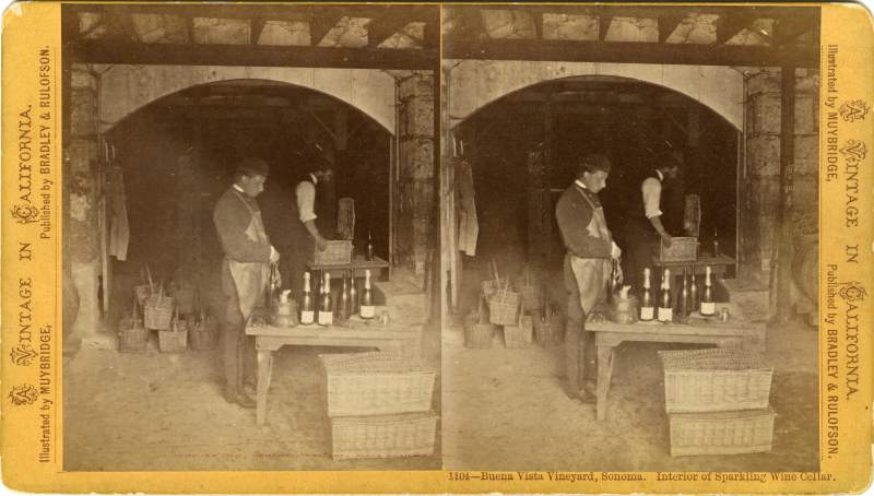 Historic photos show the early days of Buena Vista Winery