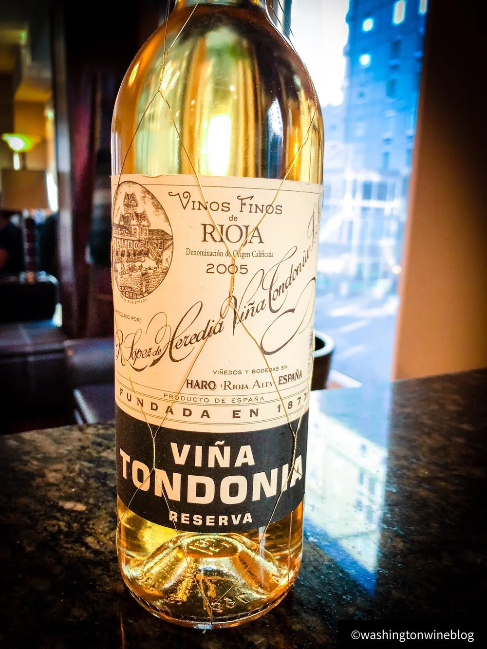 R. Lopez de Heredia with Washington Wine Blob