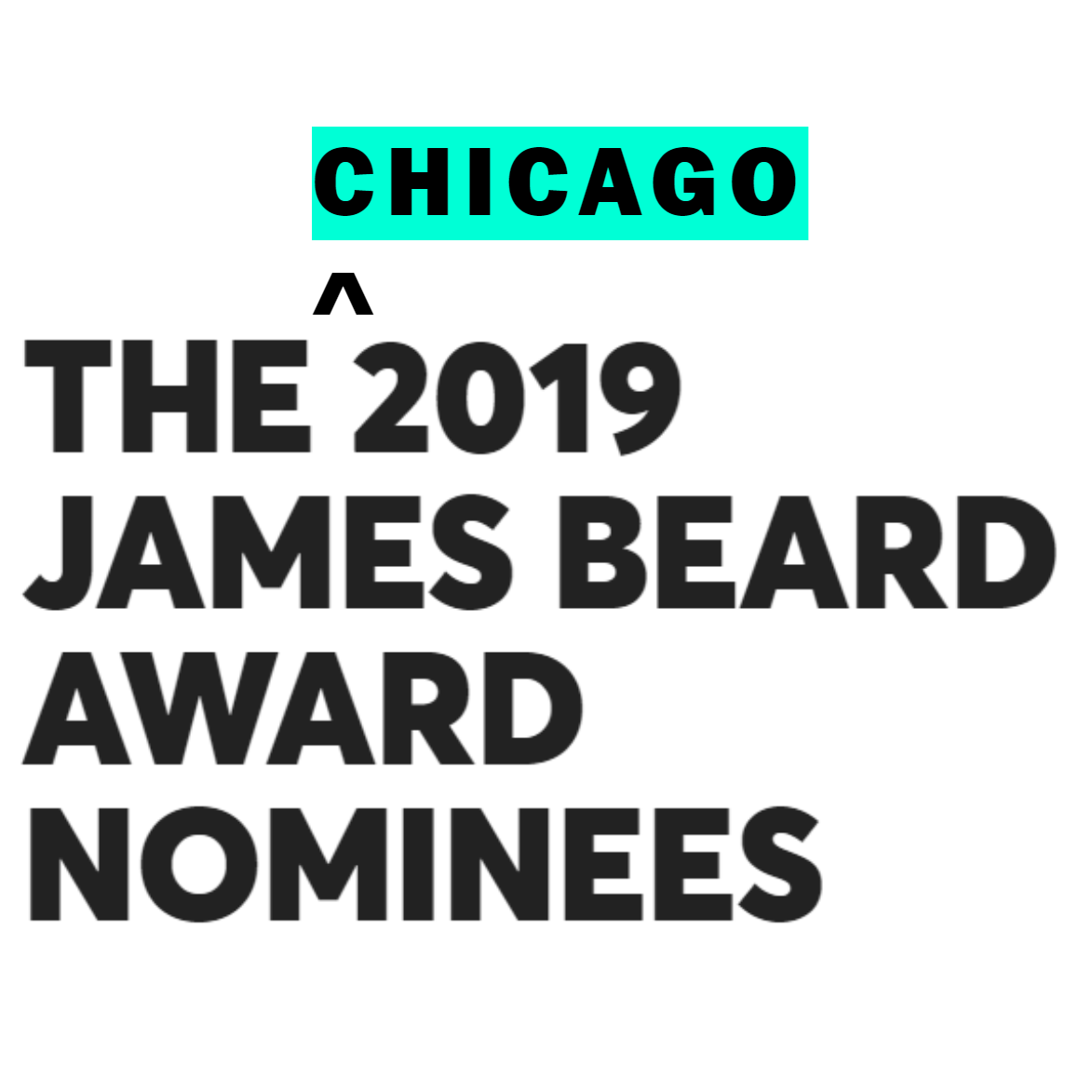 THE 2019 JAMES BEARD AWARD NOMINEES