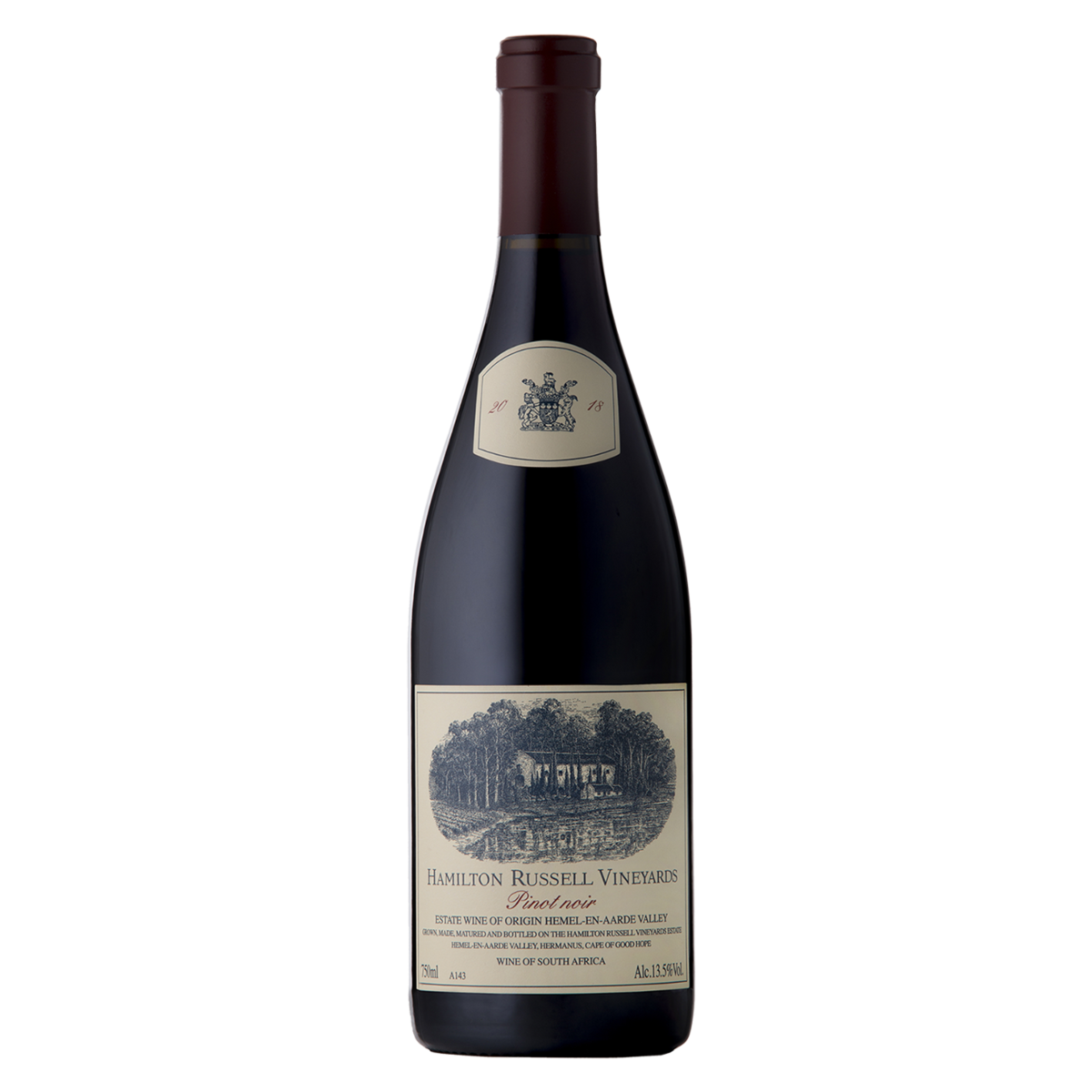 Pinot noir 2018 ESTATE WINE OF ORIGIN Hemel-en-Aarde Valley