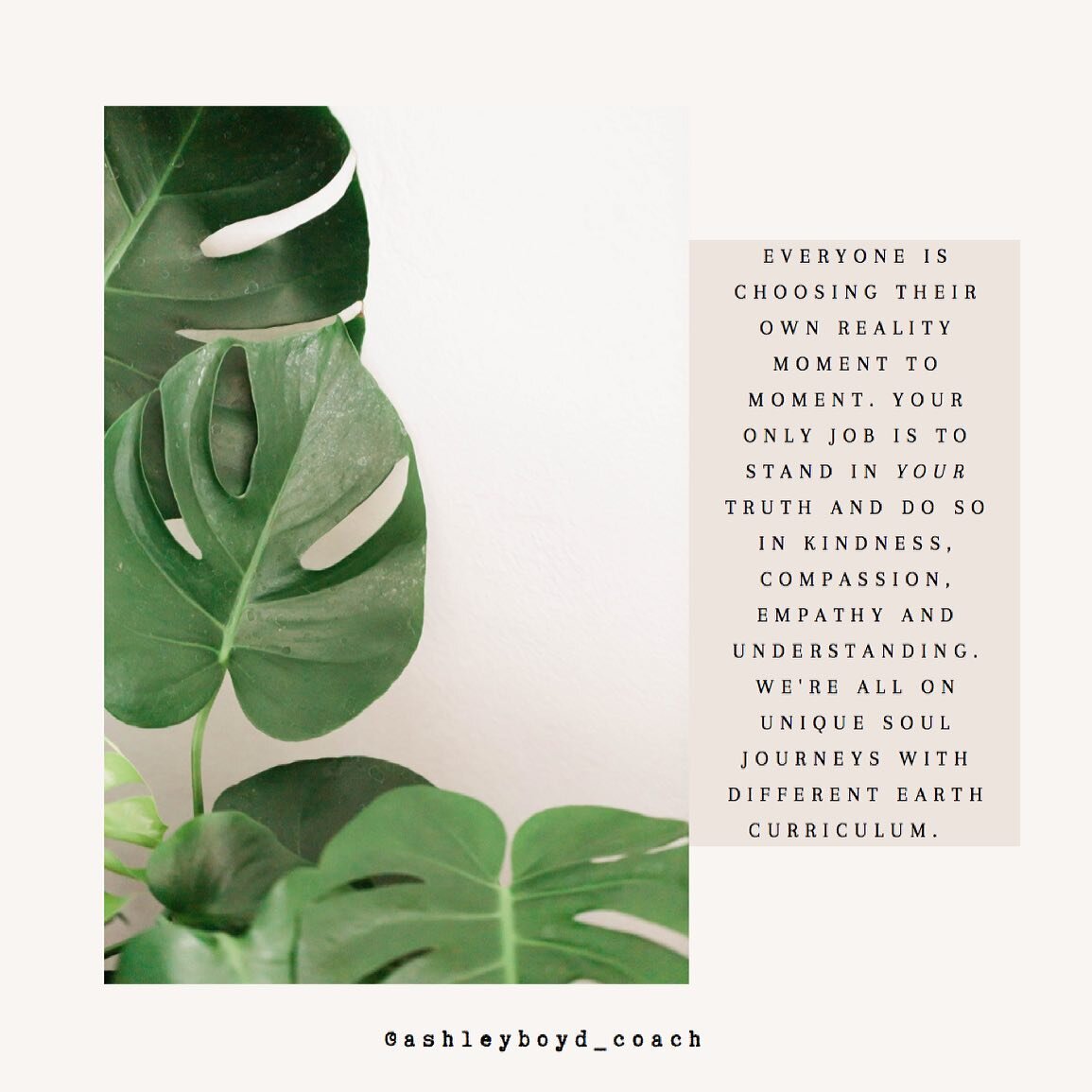 You are safe, protected + in your highest power when you stand firm in your personal truth(s). 🌱

There is such a reality as to be able to stand firm in your personal truth(s) and power and in the same breath, honor other humans and their desire/nee