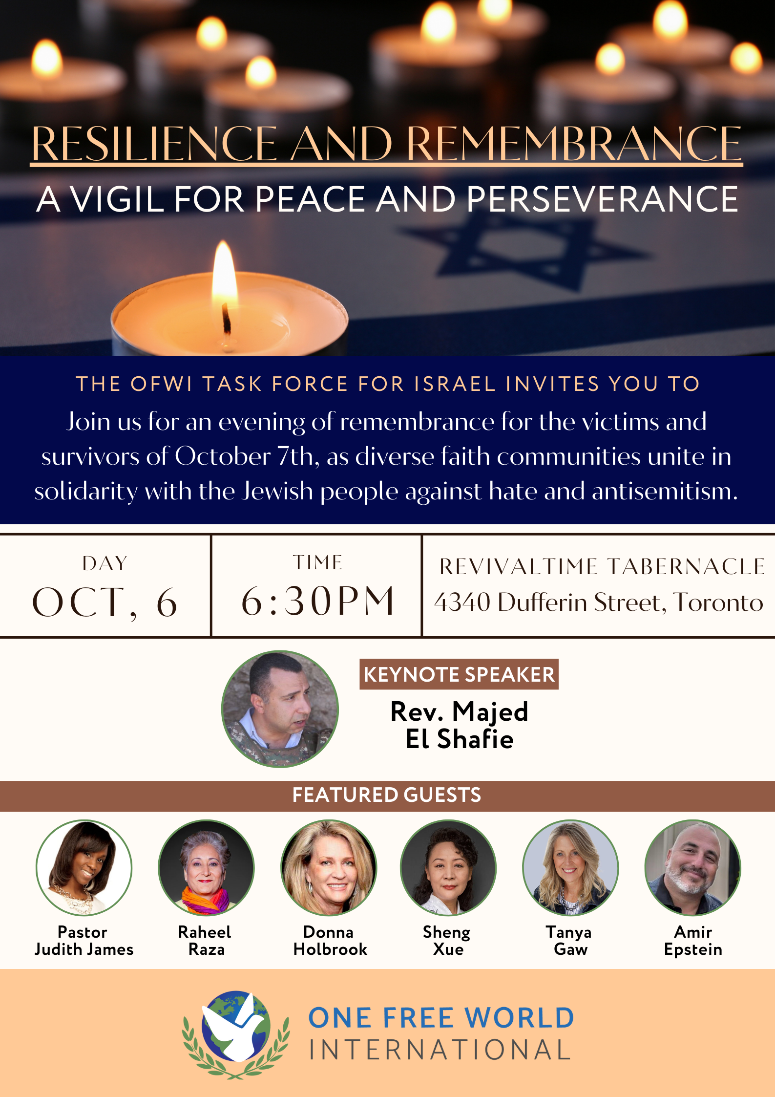 Resilience and Remembrance A Vigil For Peace and Perseverance — OFWI