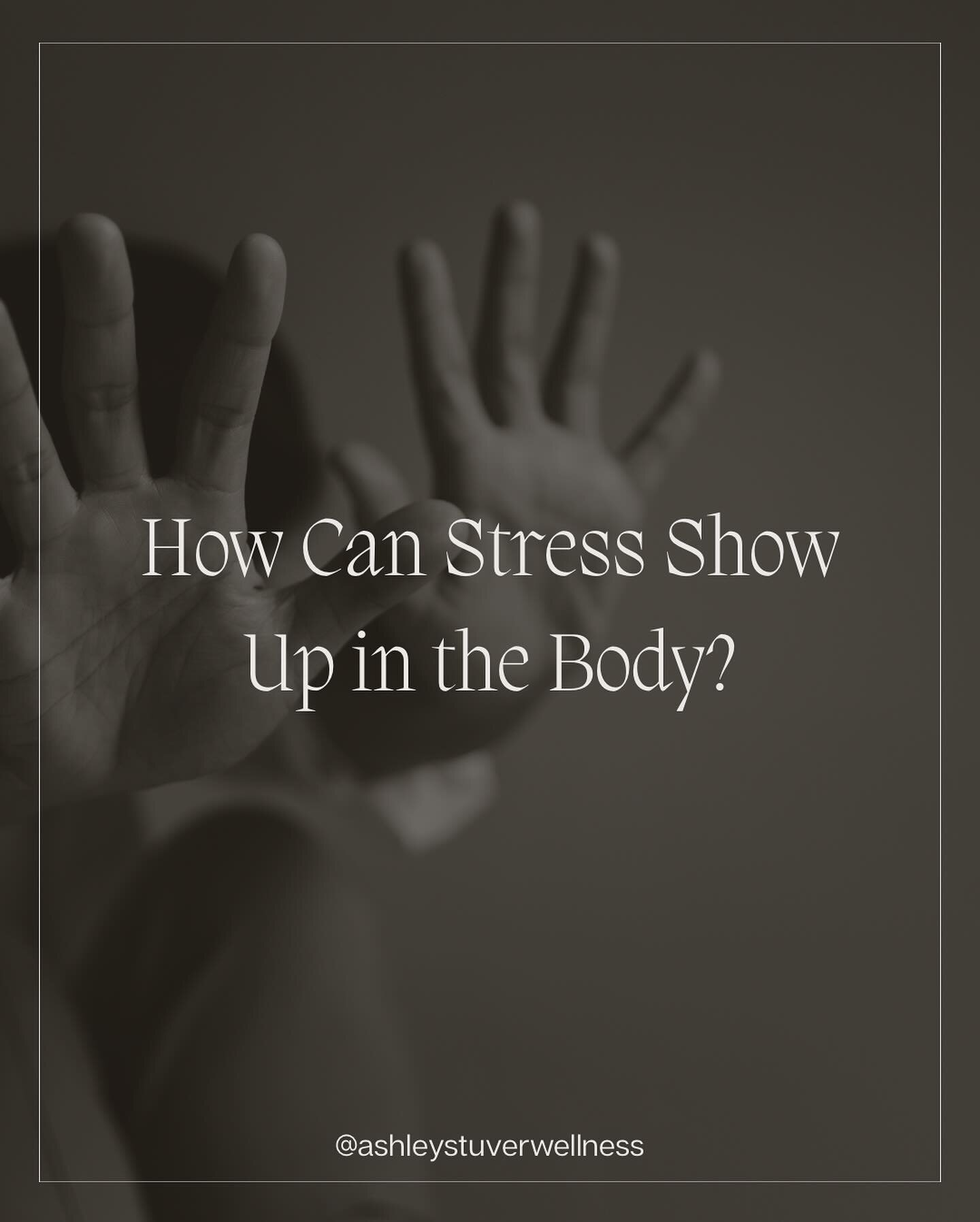 Everyone experiences stress differently, and the body is always giving you clues. 🔎

From irregular menstrual cycles to jaw tightness, stress manifests in varied ways. Pay attention to the signals &mdash; a holistic approach to health starts with un