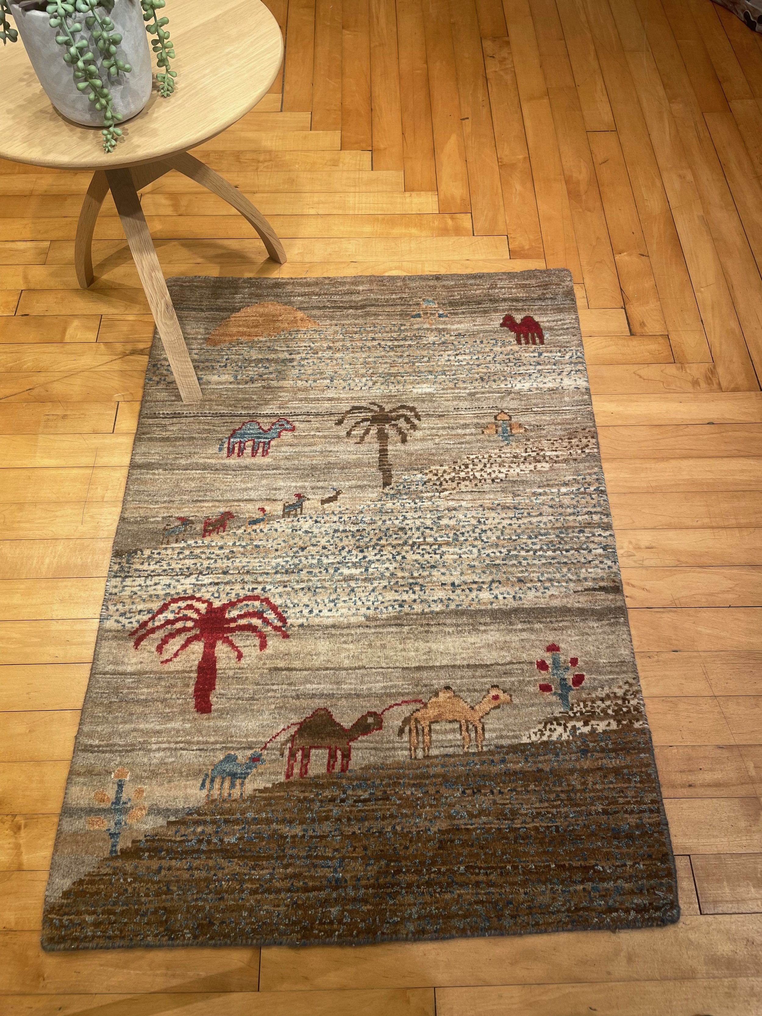 Folk Art Rug - size: 2x3 - $365 — Esber Home & Rugs