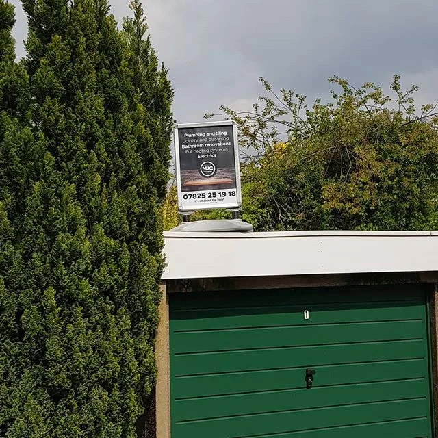 When you leave the electricians at it they move your sign to a more advantageous advertising position....... pests