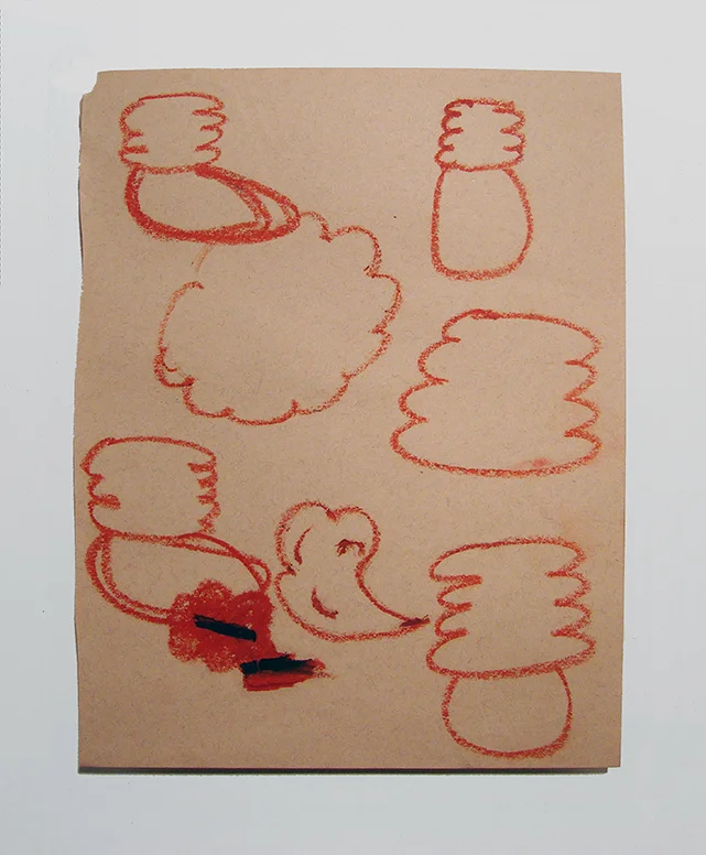   Socks and Shoes , 2011 pastel on paper,  11 x 8.5”   Private Collection 
