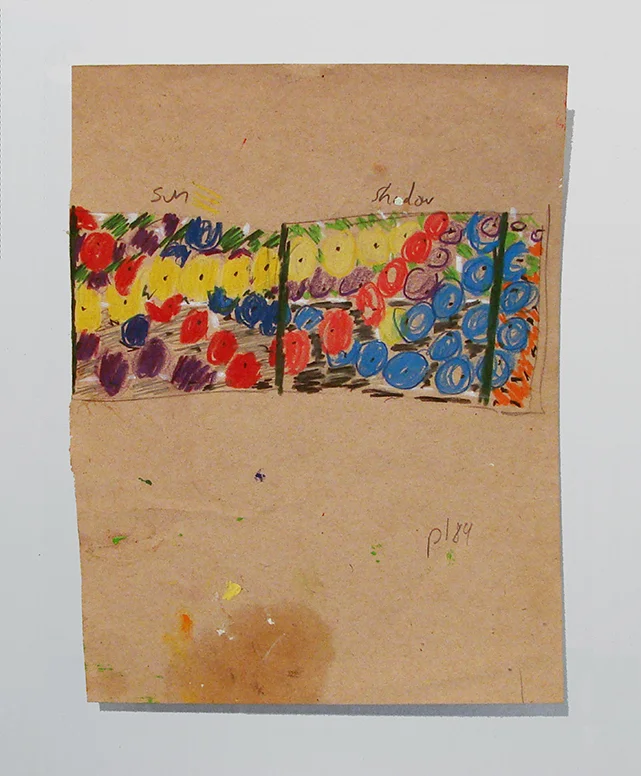   Study for Bombardment , 2011 oil, colored pencil, and graphite on paper,  11 x 8.5” 