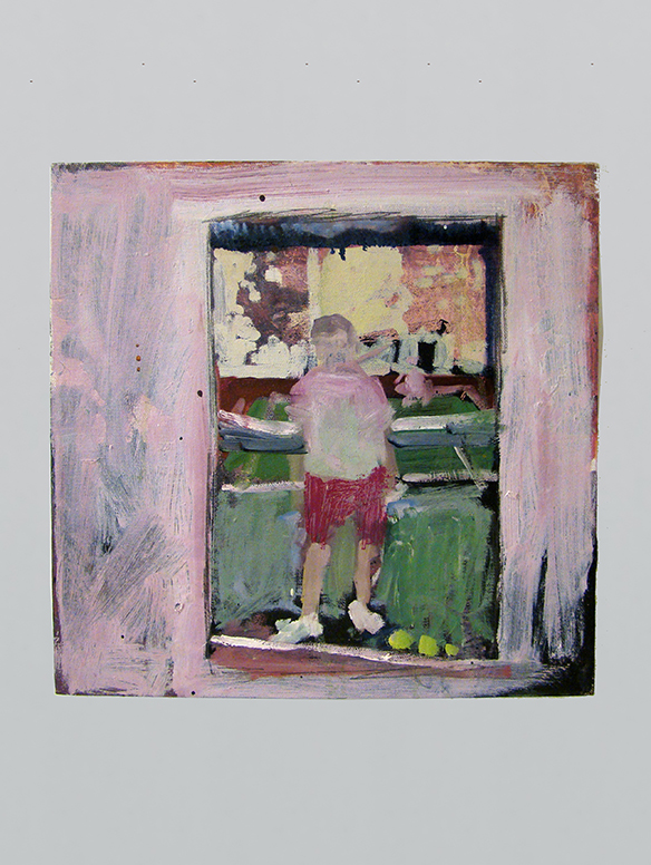   Bobby , 2009 oil on canvas, 12 x 12”  Collection of the Artist  