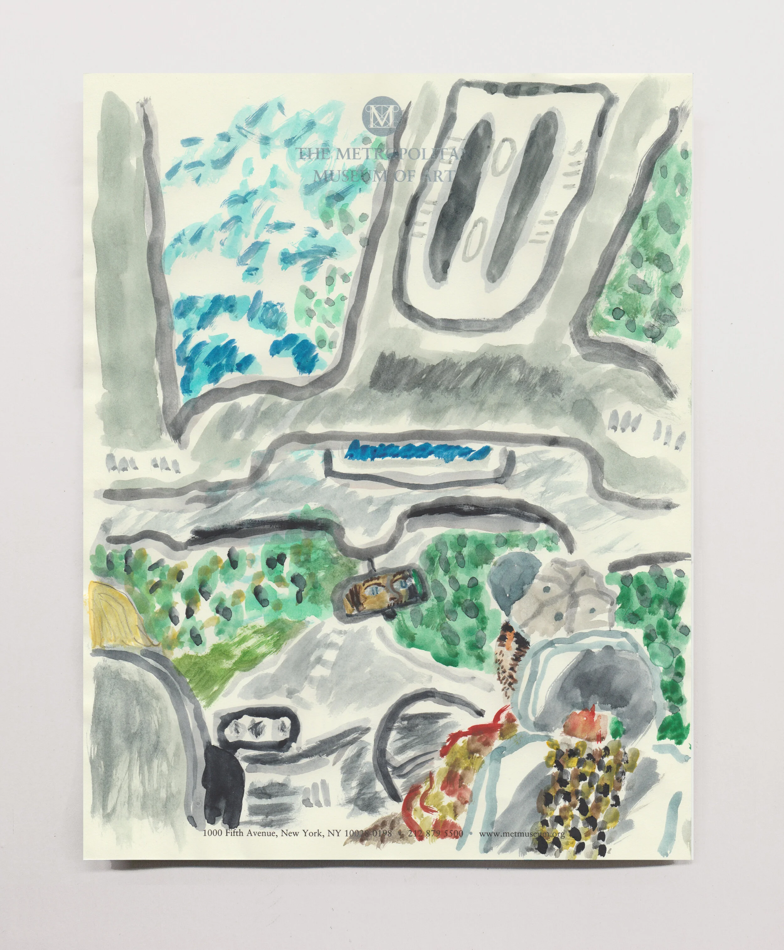   Delica Dreams  , 2019 watercolor on paper, 11 x 8.5”  Private Collection 