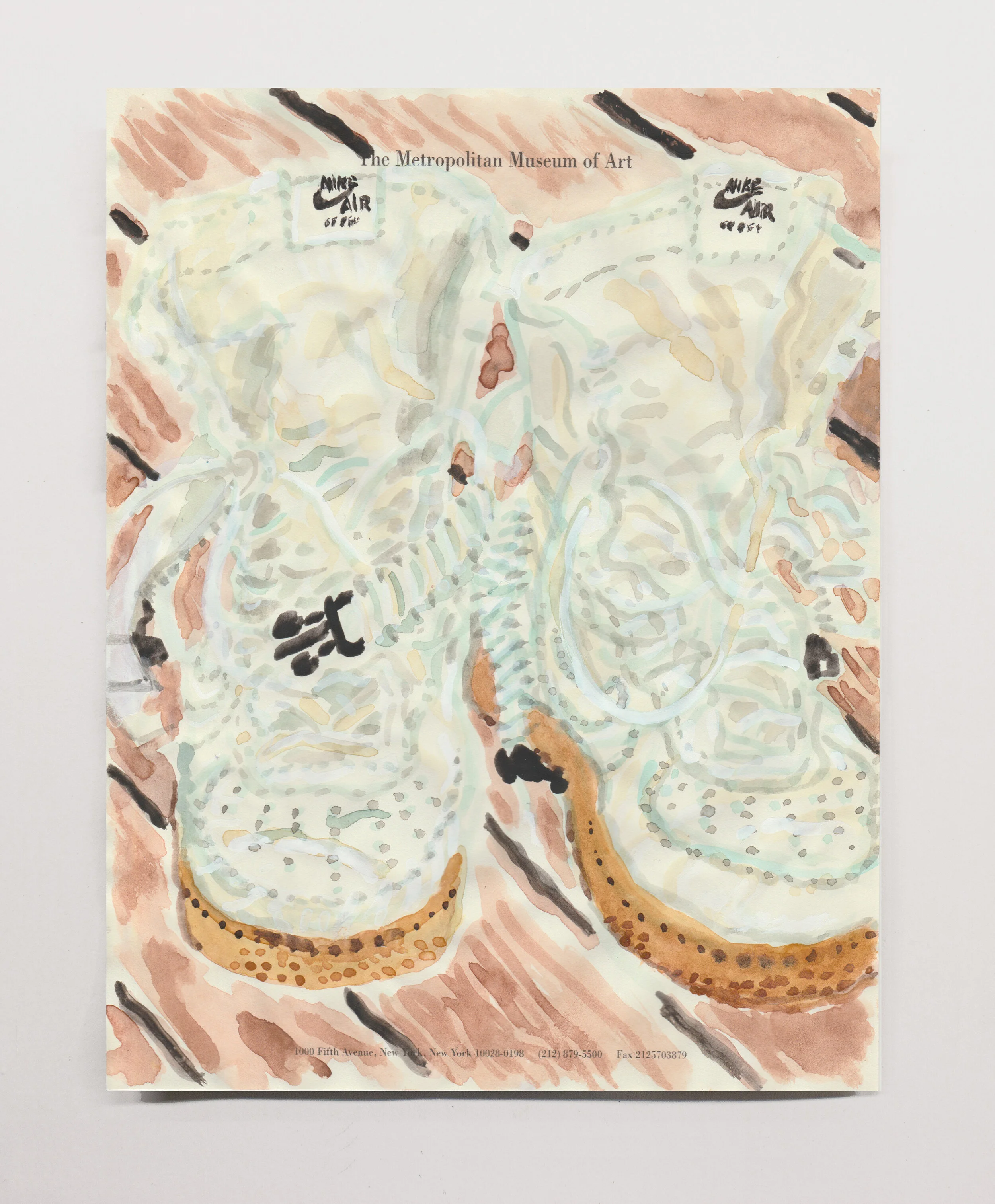   Skywalkers  , 2019 watercolor on paper, 11 x 8.5” 