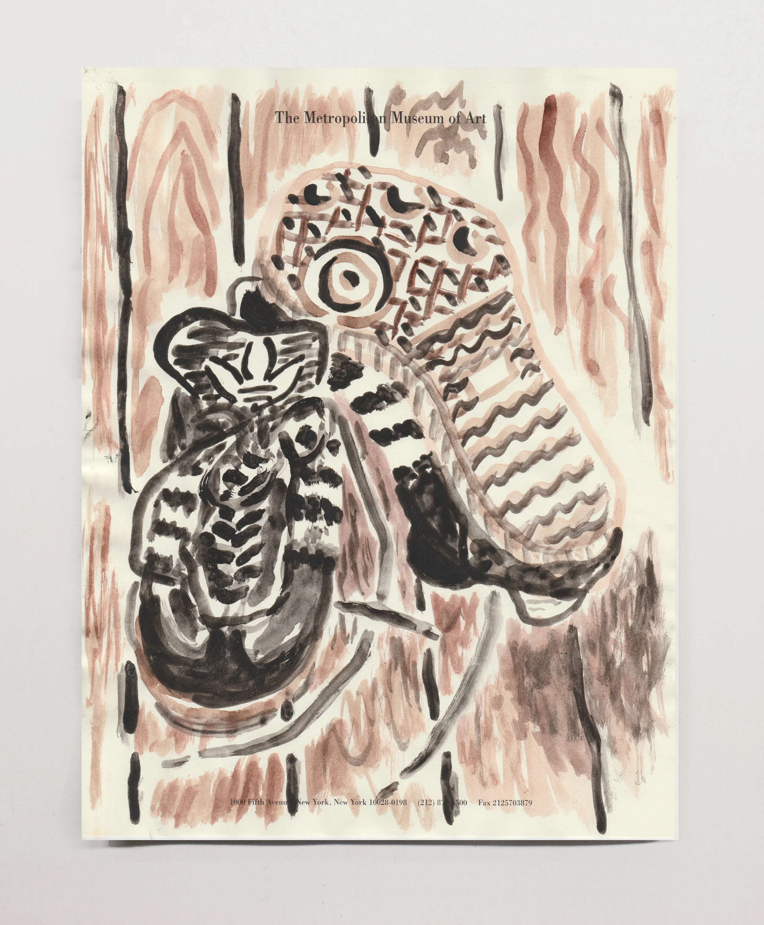   Sambas  , 2019 watercolor on paper, 11 x 8.5” 