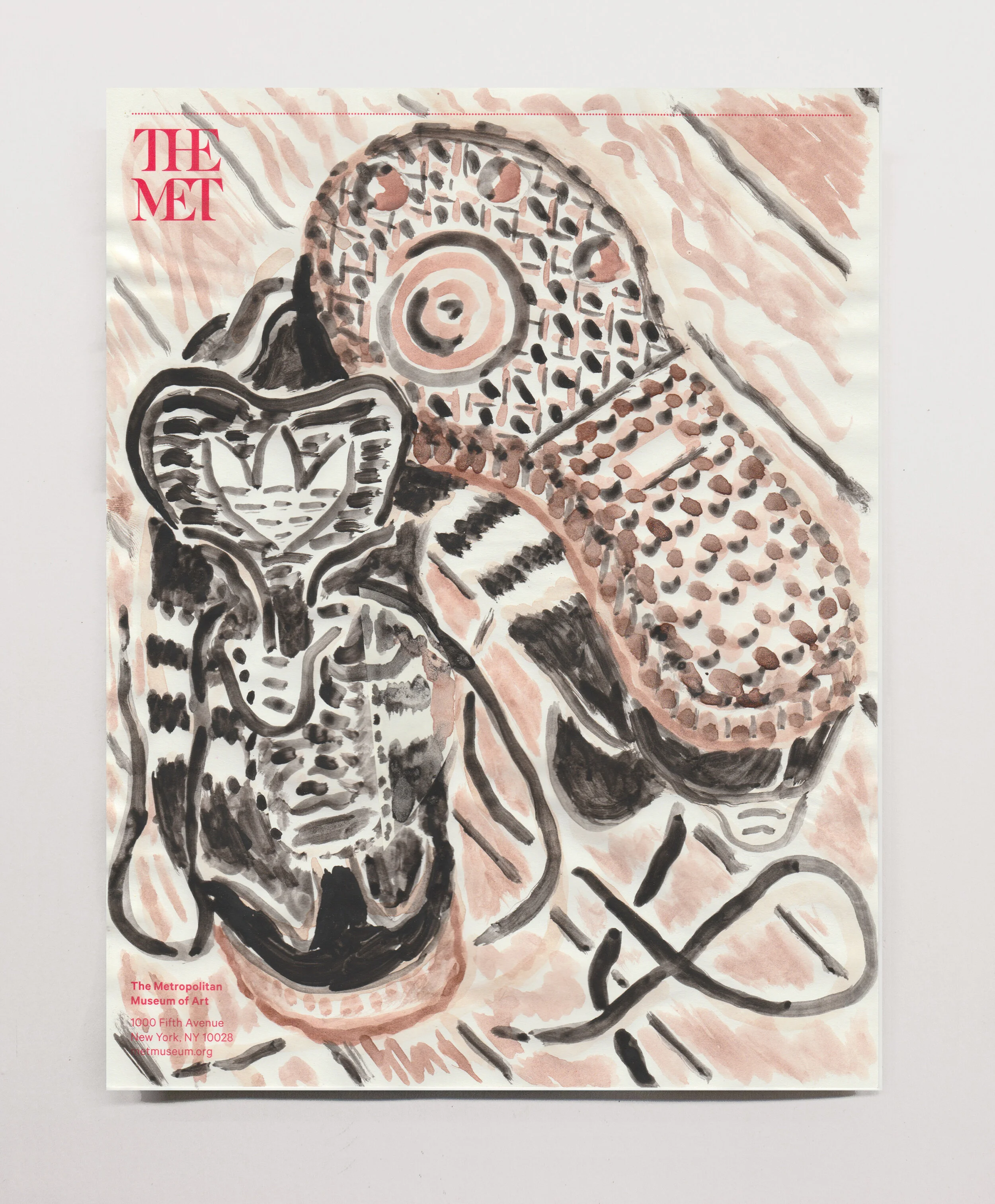   The Artist’s Shoes , 2019 watercolor on paper, 11 x 8.5” 