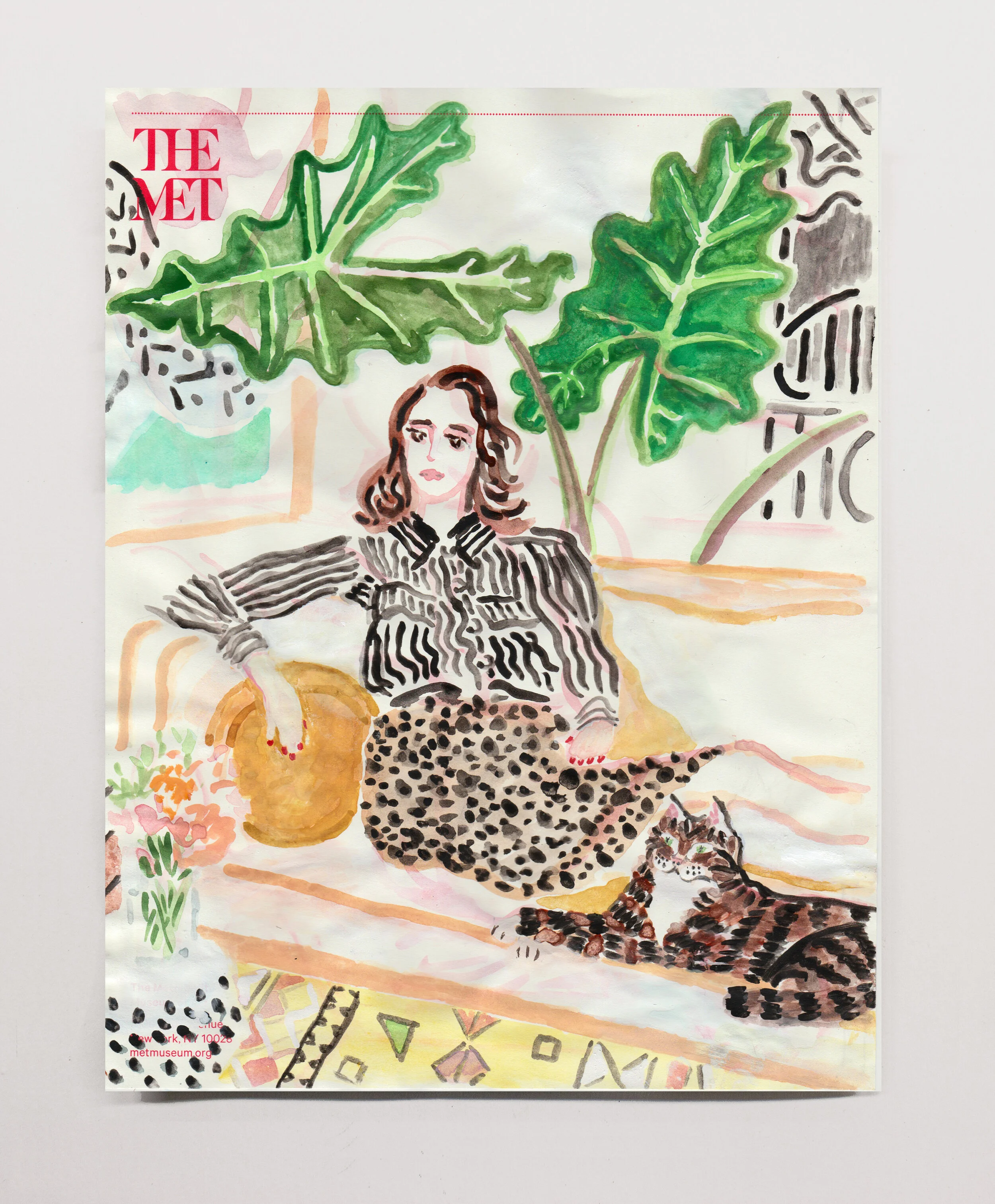   Mallory (The Return of the King)  , 2019 watercolor on paper, 11 x 8.5” 